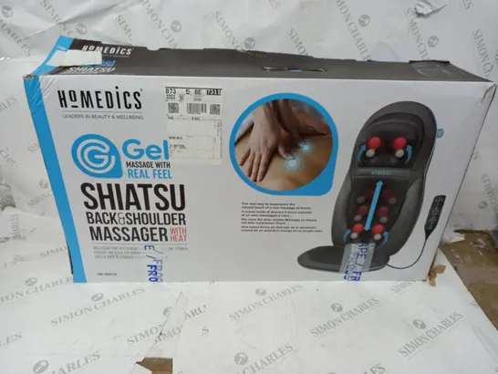 BOXED HOMEDICS SHIATSU BACK AND SHOULDER MASSAGER SGM-1600H-EUX