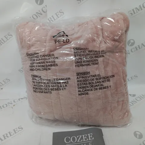 BOXED COZEE HOME HEATED BLANKET IN PINK