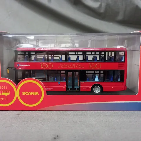 BOXED SCANIA UKBUS 9010 1:76 SCALE MODEL