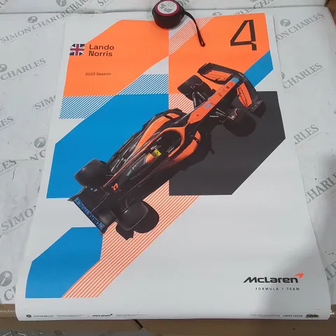 LIMITED EDITION LANDO NORRIS F1 PRINT