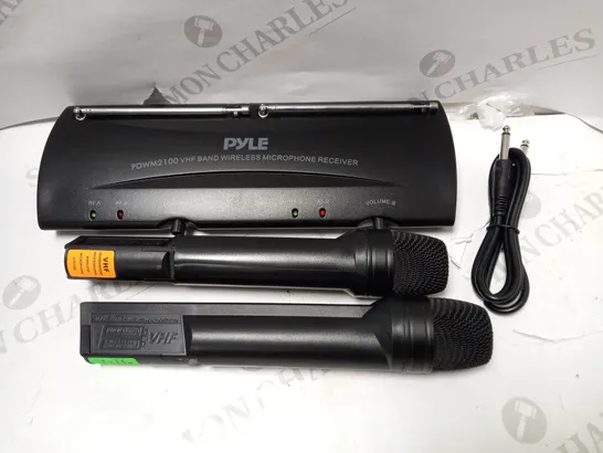 PYLE PDWM2100 PROFESSIONAL DUAL VHF WIRELESS HANDHELD MICROPHONE SYSTEM