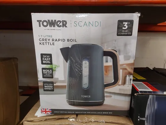 BOXED TOWER SCANDI RAPID BOIL KETTLE 1.7L