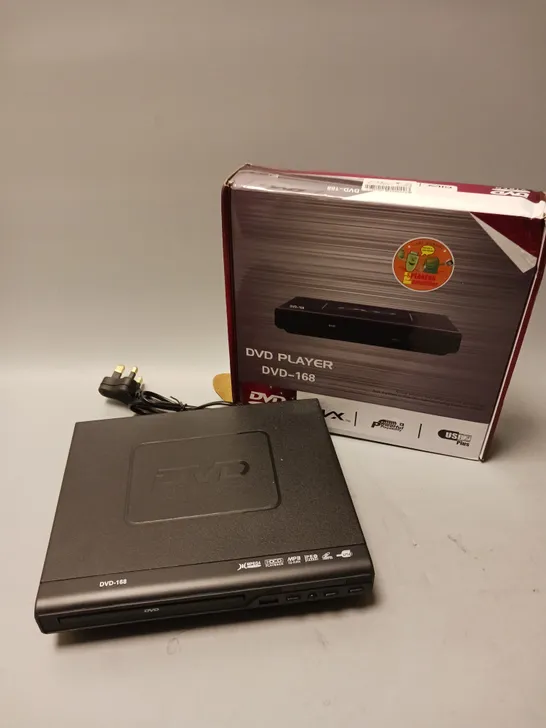 BOXED DVD-168 DVD PLAYER 