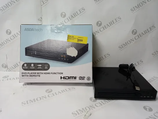 BOXED HDMI DVD PLAYER WITH REMOTE IN BLACK