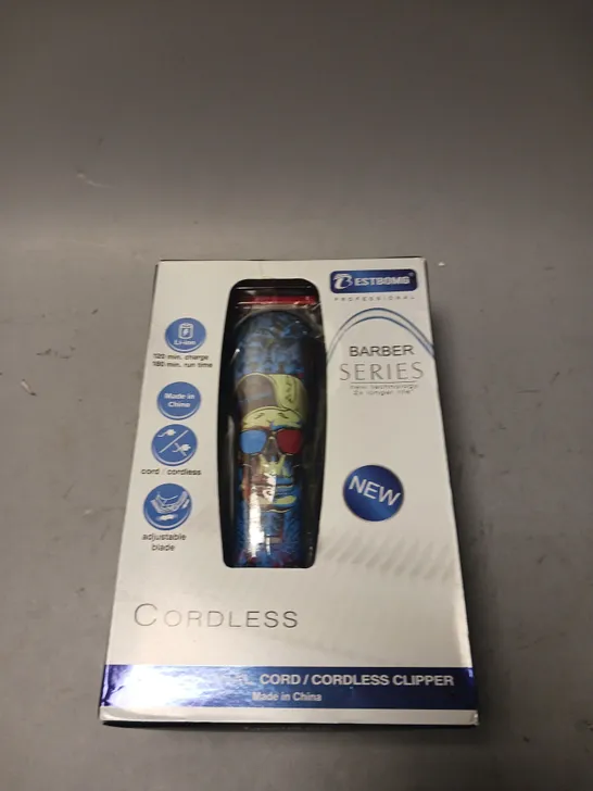 BOXED ESTBOMG CORDLESS PROFESSIONAL CLIPPER