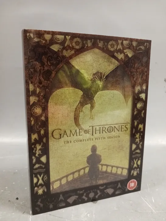 GAME OF THRONES COMPLETE FIFTH SEASON DVD BOX SET 