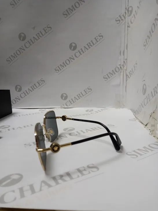 VERSACE SMALL MONO SUNGLASSES GOLD RRP £185