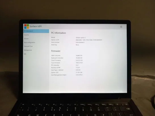 MICROSOFT SURFACE LAPTOP 3 13 INCH I5-1035G7 1.20GHZ