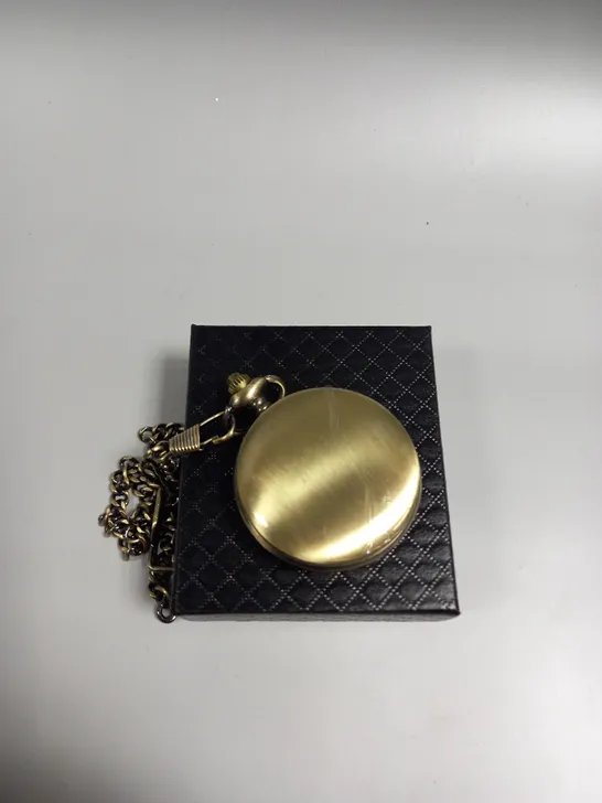 MENS EDISON POCKET WATCH WITH CHAIN 