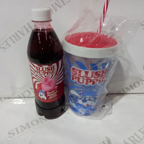 SLUSH PUPPIE SYRUP AND CUP GIFT SET