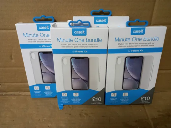 MINUTE ONE PROTECT BUNDLE FOR IPHONE XR