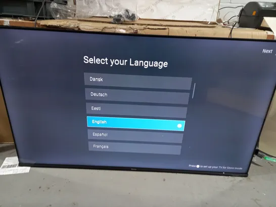 HISENSE E7HQTUK 55" SMART 4K ULTRA HD HDR QLED TV - COLLECTION ONLY
