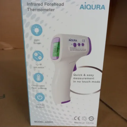 BOXED AIQURA INFRARED FOREHEAD THERMOMETER 