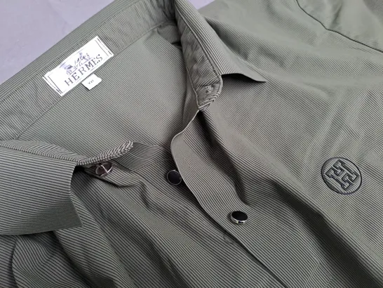 HERMES GREEN SHIRT - XXL