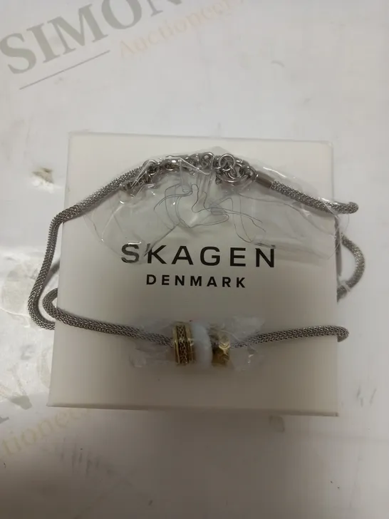 SKAGEN WOMEN'S NECKLACE STAINLESS STEEL 47.0 CM GLASS SKJ0094040 CLASSIC ZIRCONIA WHITE