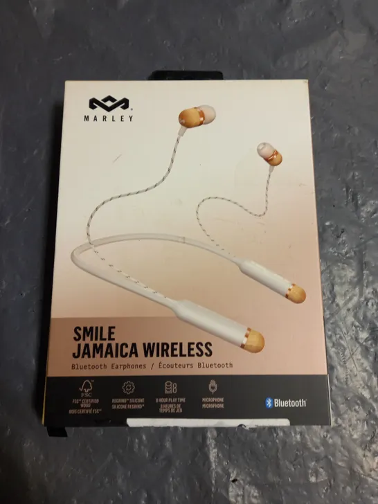 LOT OF 6 BOXED MARLEY SMILE JAMAICA WIRELESS EARBUDS