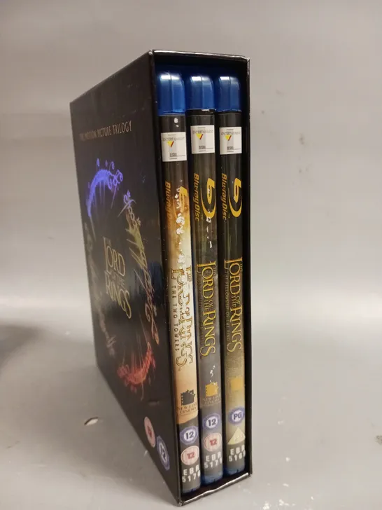 THE LORD OF THE RINGS MOTION PICTURE TRILOGY BLU-RAY 