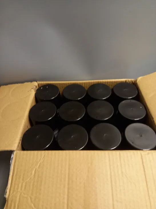 BOXED LOT OF 12 151 MULTIPURPOSE SPRAY PAINT BLACK SATIN FINISH 400ML