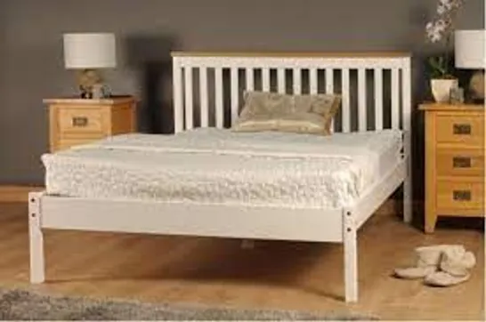 BOXED JACLIN BED FRAME - WHITE, 5FT (1 BOX)