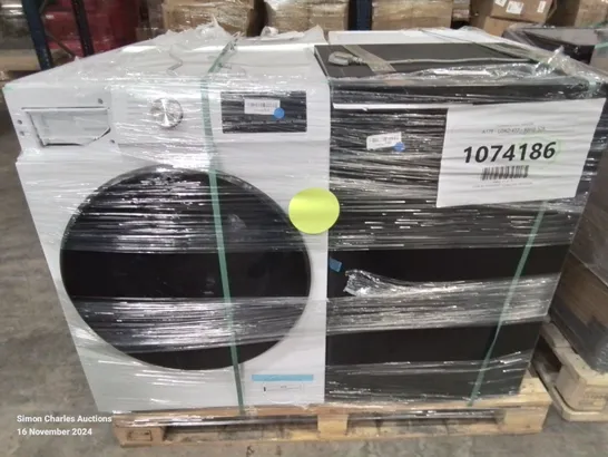 PALLET OF APPROXIMATELY 4 UNPROCESSED RAW RETURN WHITE GOODS TO INCLUDE;