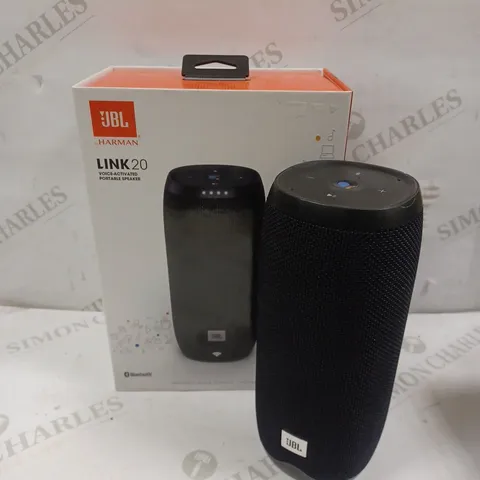 JBL LINK 20 VOICE ACTIVATED PORTABLE BLUETOOTH SPEAKER 