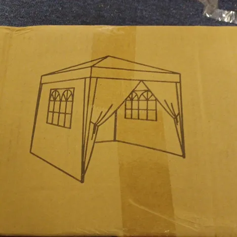 BOXED BLUE GARDEN GAZEBO - BLUE / COLLECTION ONLY