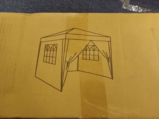 BOXED BLUE GARDEN GAZEBO - BLUE / COLLECTION ONLY