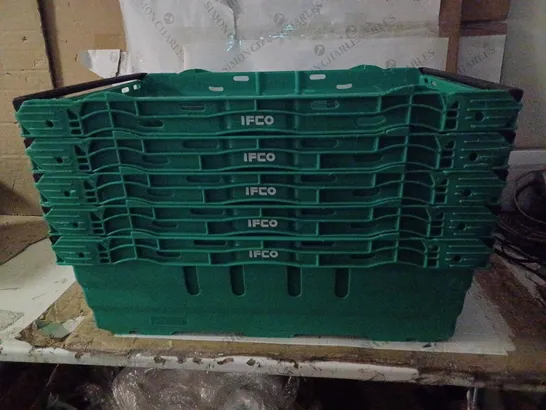 LOT OF 5 IFCO BALE ARM CARRYING TRAYS