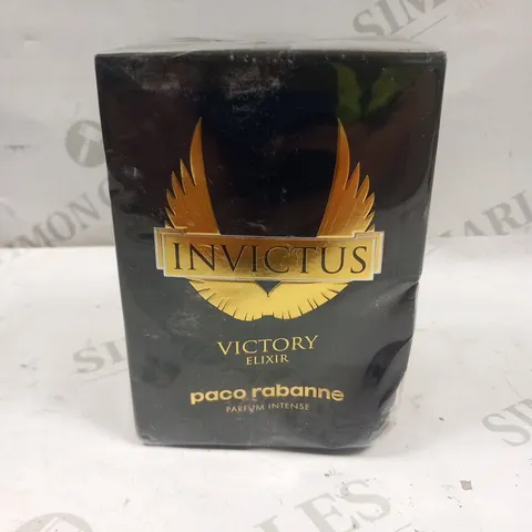 BOXED AND SEALED PACO RABANNE INVICTUS VICTORY ELIXIR PARFUM INTENSE 100ML