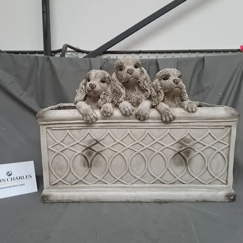 BOXED MY GARDEN STORIES POODLE TROUGH PLANTER