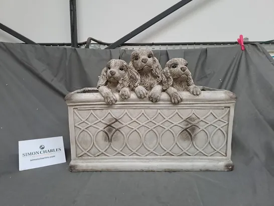 BOXED MY GARDEN STORIES POODLE TROUGH PLANTER