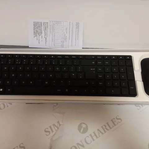 MICROSOFT DESIGNER BLUETOOTH KEYBOARD AND MOUSE