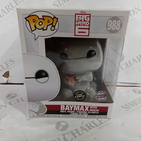 POP DISNEY BIG HERO 6 BAYMAX WITH MOCHI VINYL FIGURE - LIMITED EDITION GLOW CHASE