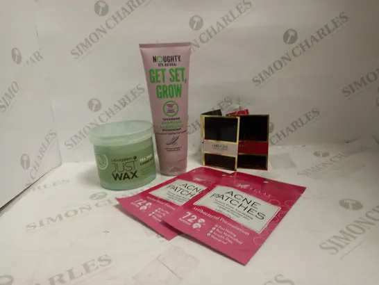 LOT OF APPROXIMATELY 20 ASSORTED HEALTH & BEAUTY ITEMS, TO INCLUDE NOUGHTY, CAROLINA HERRERA FRAGRANCE SAMPLES, CREME WAX, ETC