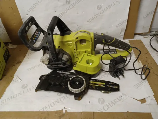 RYOBI RCS1830-150 18V ONE+ CORDLESS BRUSHLESS 30CM CHAINSAW KIT