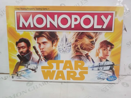 HASBRO GAMING STAR WARS MONOPOLY BOARD GAME