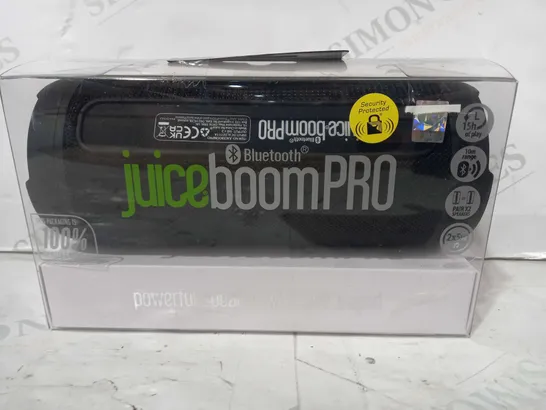 JUICEBOOMPRO PORTABLE BLUETOOTH SPEAKER 