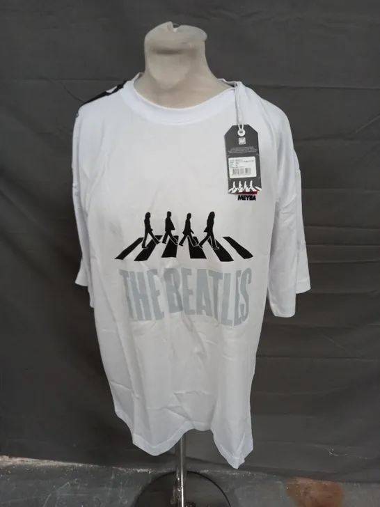 MEYBA X THE BEATLES T-SHIRT IN WHITE - M