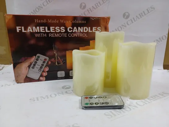 FLAMELESS CANDLES WITH REMOTE