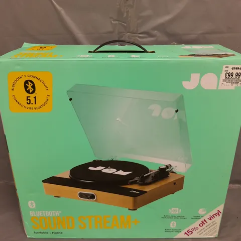 2 X BOXED JAM BLUETOOTH SOUND STREAM+ TURNTABLE