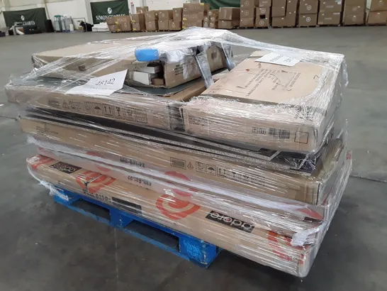 PALLET OF ASSORTED FLAT PACK FURNITURE PARTS 