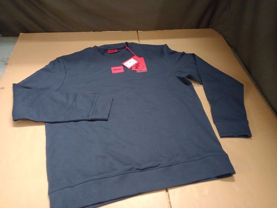 HUGO BOSS DIRAGOL SWEATER IN NAVY - XL