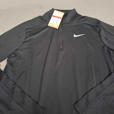 WOMENS NIKE 1/4 ZIP TOP SIZE L