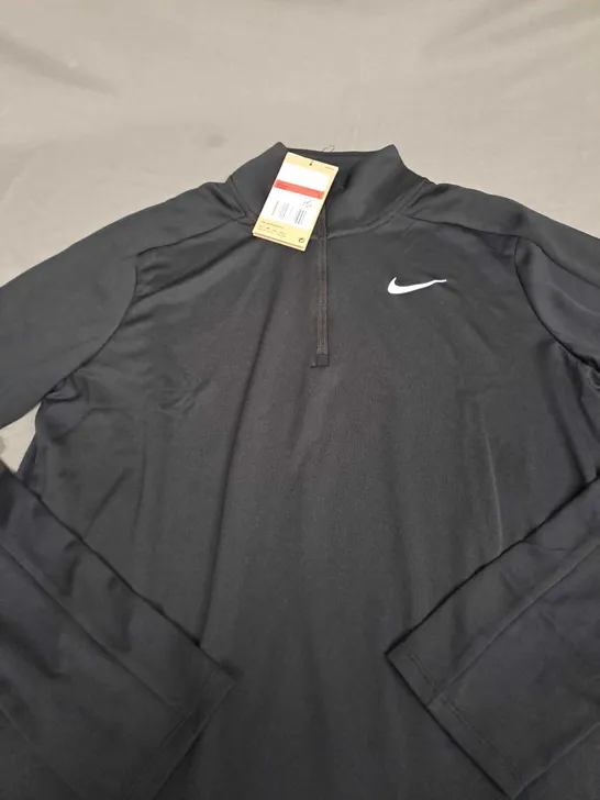 WOMENS NIKE 1/4 ZIP TOP SIZE L