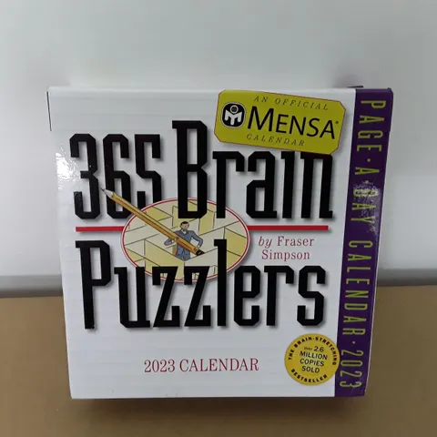 MENSA 365 BRAIN PUZZLERS 2023 CALENDER