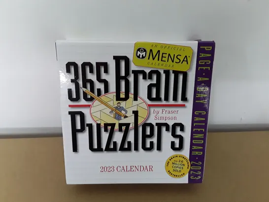 MENSA 365 BRAIN PUZZLERS 2023 CALENDER