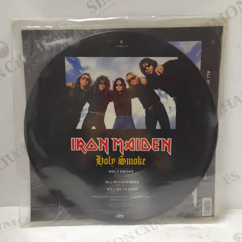 IRON MAIDEN HOLY SMOKE 12" PICTURE DISC VINYL 