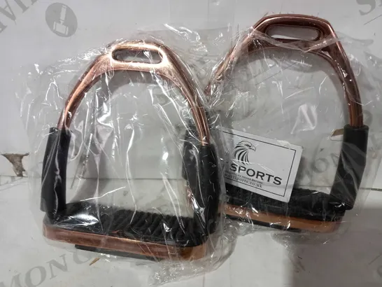 SKT SPORTS ROSE GOLD FLEXI STIRRUP