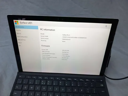 MICROSOFT SURFACE PRO 4 128GB