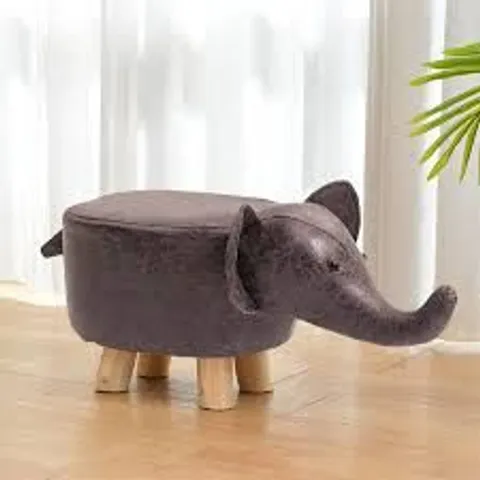 BOXED ELEPHANT FOOTSTOOL